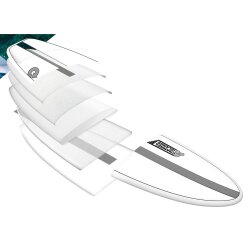 Surfboard CHANNEL ISLANDS X-lite Chancho 8.0 Weiss