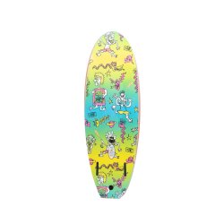 Ocean & Earth Freaks Bug 40" Mini Softboard Coral