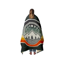 Voited Cloud Touch Pillow Blanket Green Gabel