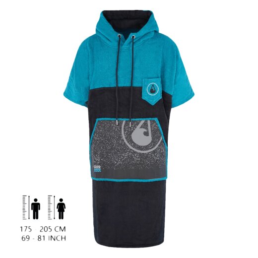 Wave Hawaii Poncho Bamboo Poncho Uno Handtuch Umkleide