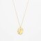 Jewelberry Kette Hazel Leaf vergoldet