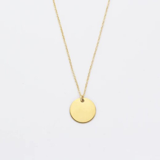 Jewelberry Kette Medium Discs vergoldet