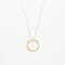Jewelberry Kette Plain Circle Duett vergoldet