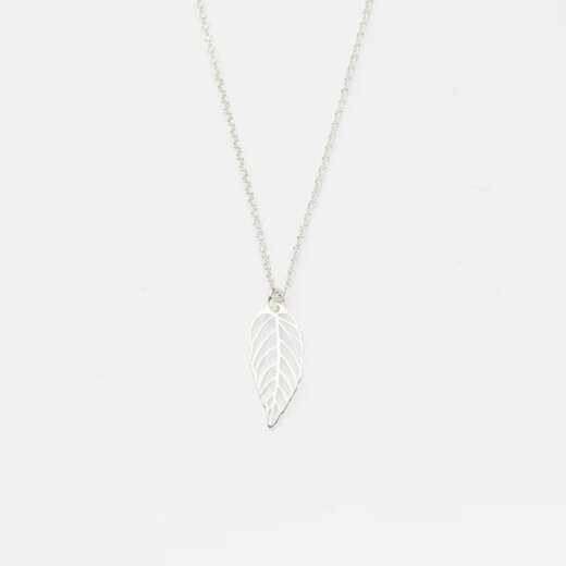 Jewelberry Kette Cut Out Leaft Silber