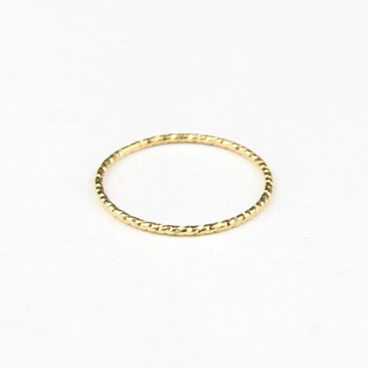 Jewelberry Ring Shiny Circle vergoldet