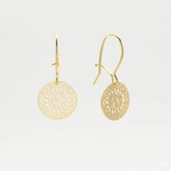 Jewelberry Ohrringe Mandala Vergoldet