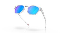 Oakley Latch Sonnenbrille Matte Clear Prizm Sapphire Polarized