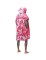 After Poncho Big Leaves Burnt Pink