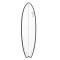 Surfboard TORQ TET 6.6 MOD Fish Checkers