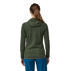 Patagonia Womens R1 Air Full-Zip Hoodie Torrey Pine Green