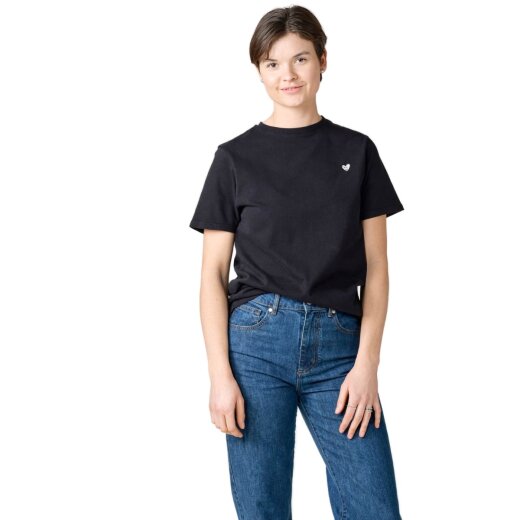 Klitmoller Collective Heart Tee Black