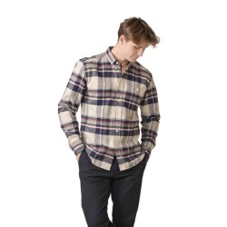 Klitmoller Collective Pedro Shirt Sand/Navy/Red