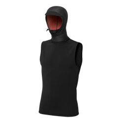 Mystic Neoprene Top with Hood Black 3/2mm