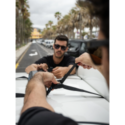 Devoted Premium Three Door Car Soft Roof Rack Black