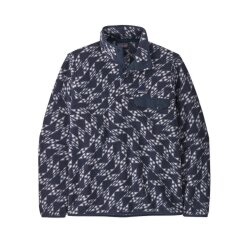 Patagonia Ms Lightweight Synchilla Snap-T Fleece Pullover Synched Flight New Navy