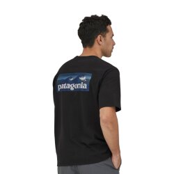 Patagonia Ms Boardshort Logo Pocket Responsibill Tee Ink Black