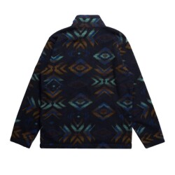 Billabong Boundary Mock Neck Fleece Pullover Navy