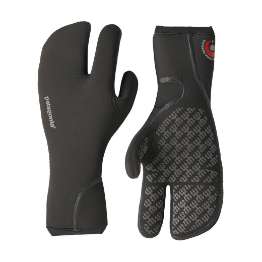 Patagonia R4 Yulex Regulator Three Finger 5mm Neohandschuhe Black XS