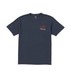 Captain Fin T-Shirt Slick Slide Logo Midnight Navy M