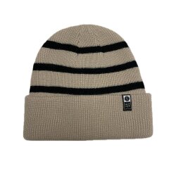 Salty Crew Lighthouse Beanie Oatmeal Black
