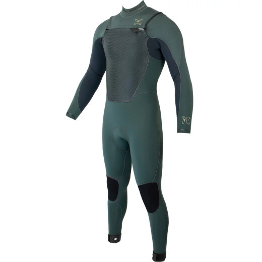 Soöruz Guru Wind Frontzip Organic Oysterprene 5/4 Army