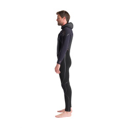 C-Skins NuWave Wired+ Hooded Steamer 6/5 Neoprenanzug Black L