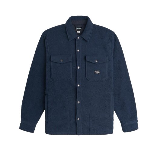Vissla Peaks Sherpa Woven Fleece Hemd Dark Naval