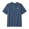 Patagonia Ms P-6 Logo Responsible Tee Utility Blue L