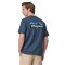 Patagonia Ms P-6 Logo Responsible Tee Utility Blue L