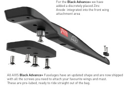 Axis Black Advance+ Fuselage mit Anode Ultrashort 640mm