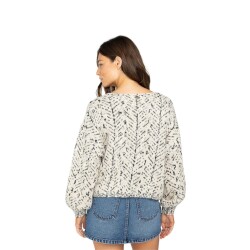 Billabong Fall Daze Strick Pullover White Cap