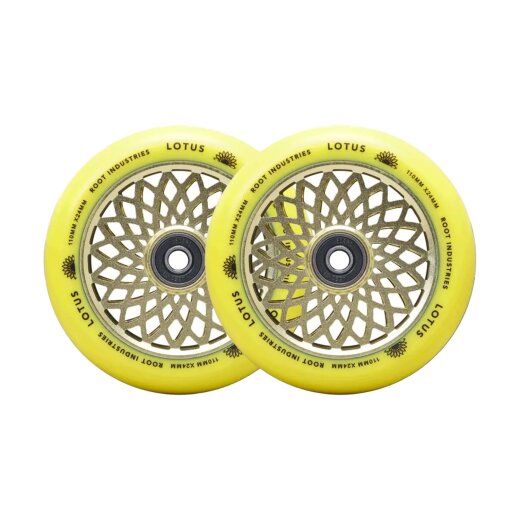 Root Lotus 110mm Scooter Rollen Radiant Yellow