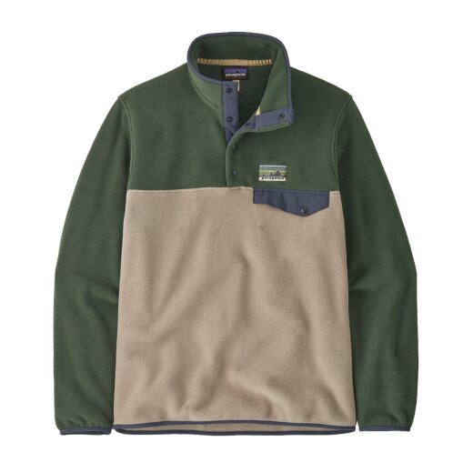  Patagonia Ms Lightweight Synchilla Snap-T Fleece Pullover Seabird Grey