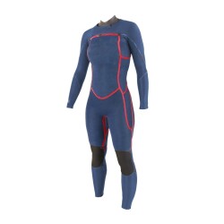 Soöruz Divine 5/4/3 Organic Oysterprene FZ Frauen Neoprenanzug Blue