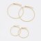 Jewelberry Kreole Shiny Wire S vergoldet