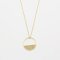 Jewelberry Kette Half Moon vergoldet