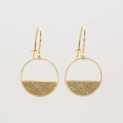 Jewelberry Ohrringe Half Moon Vergoldet