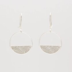 Jewelberry Ohrringe Half Moon Silber