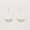 Jewelberry Ohrringe Half Moon Silber