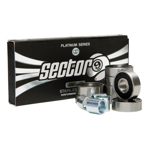 Sector 9 Platinum Longboard Bearings ABEC 9 (Satz)