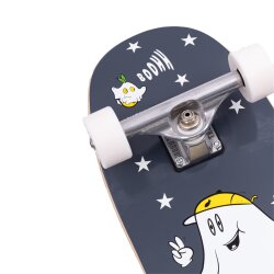 Little Lemon Loomi Corkgrip Kids Skateboard Cruiser Ghost 24.75"