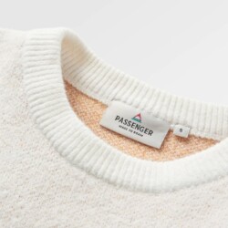 Passenger Clothing Vista Recycled Knitted Jumper Off White