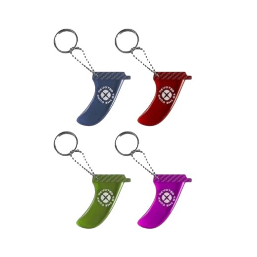 Devoted Surf Fin Key Ring Schlüsselanhänger Red