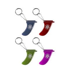 Devoted Surf Fin Key Ring Schlüsselanhänger Purple