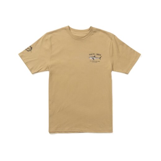 Salty Crew Bruce Boys Kids S/S Tee Khaki