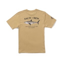 Salty Crew Bruce Boys Kids S/S Tee Khaki