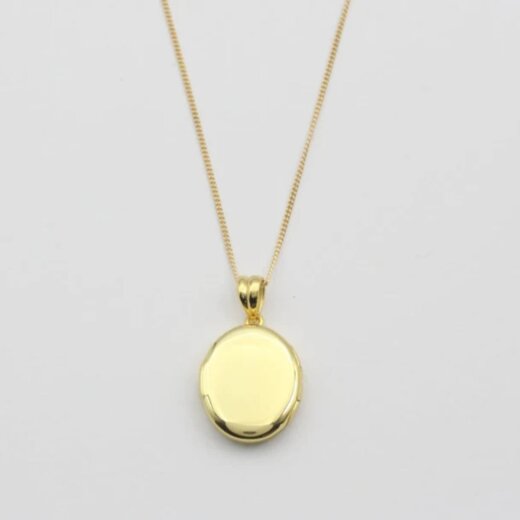 Jewelberry Kette Small Locket vergoldet
