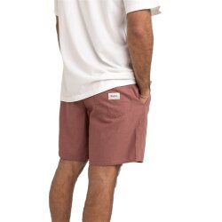 Rhythm. Classic Linen Jam Walkshort Merlot