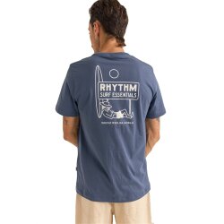 Rhythm. Siesta SS Tee Shirt Navy