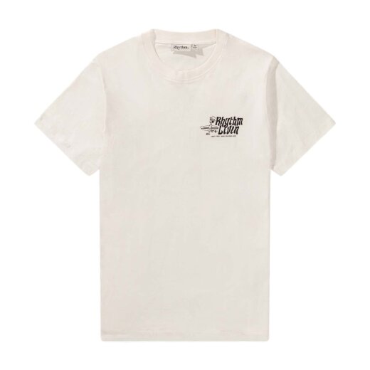 Rhythm. Livin SS Tee Shirt White